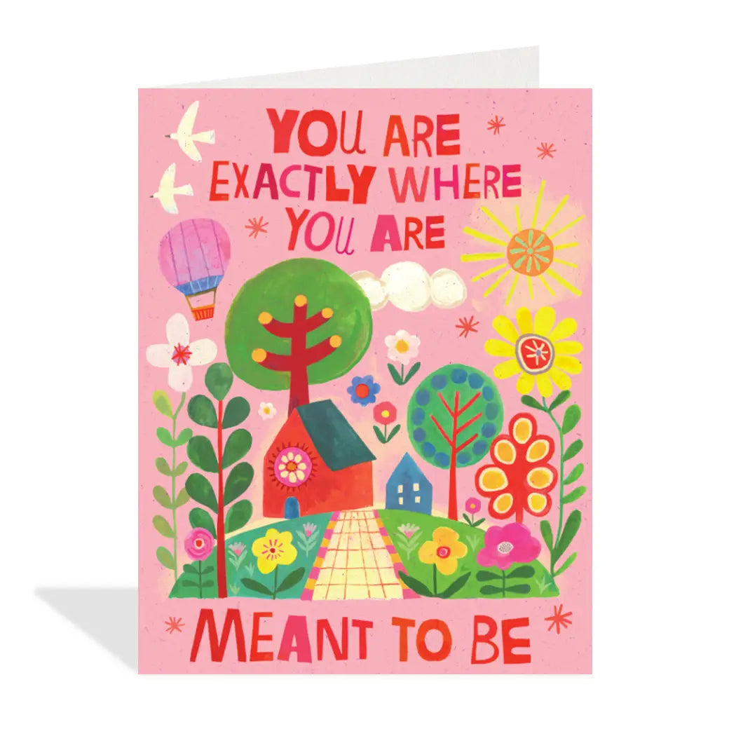 Meant To Be Greeting Card - The Lucky Snail