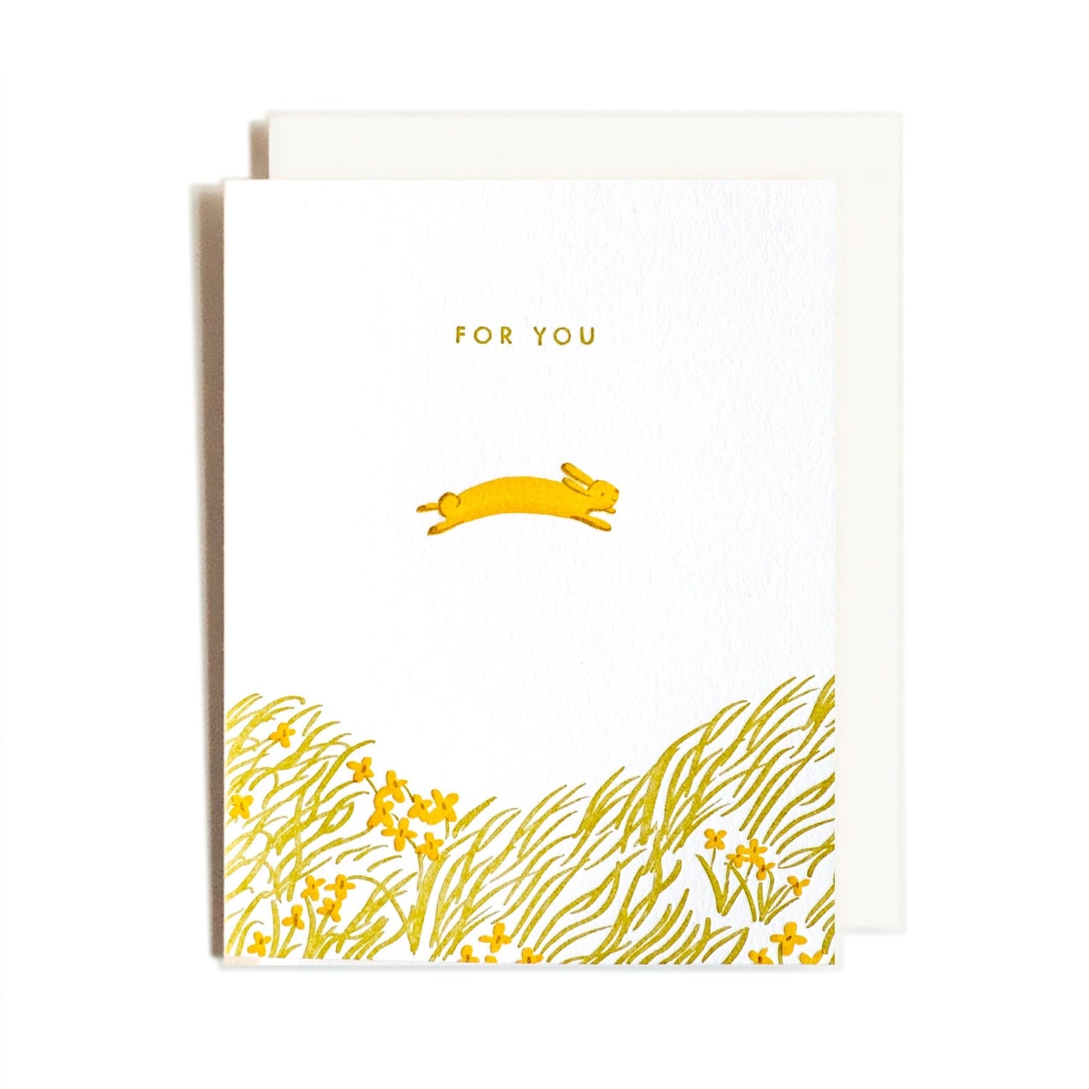 For You Bunny Everyday Greeting Card - The Lucky Snail
