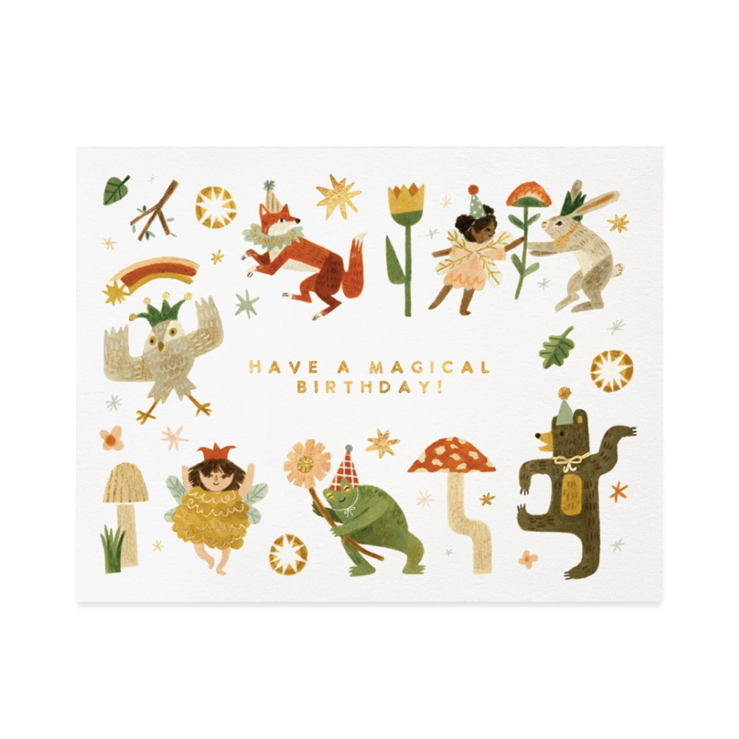 Whimsical Birthday Card - The Lucky Snail